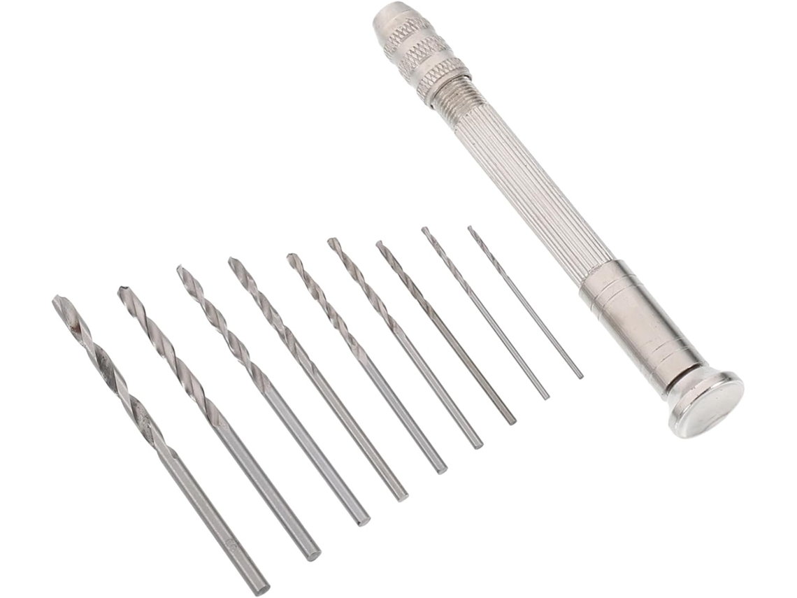 Furadeira Manual De Alumínio Para Joias Com Microbrocas, Kit