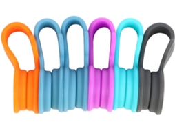 Organizador Magnético De Cabos Para Fones De Ouvido Gadpiparty, Conjunto Com 6 Peças Em Silicone Para Armazenamento