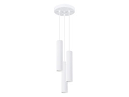 Sollux Sl.1538 Karbon Lámpara Colgante 3p Blanca