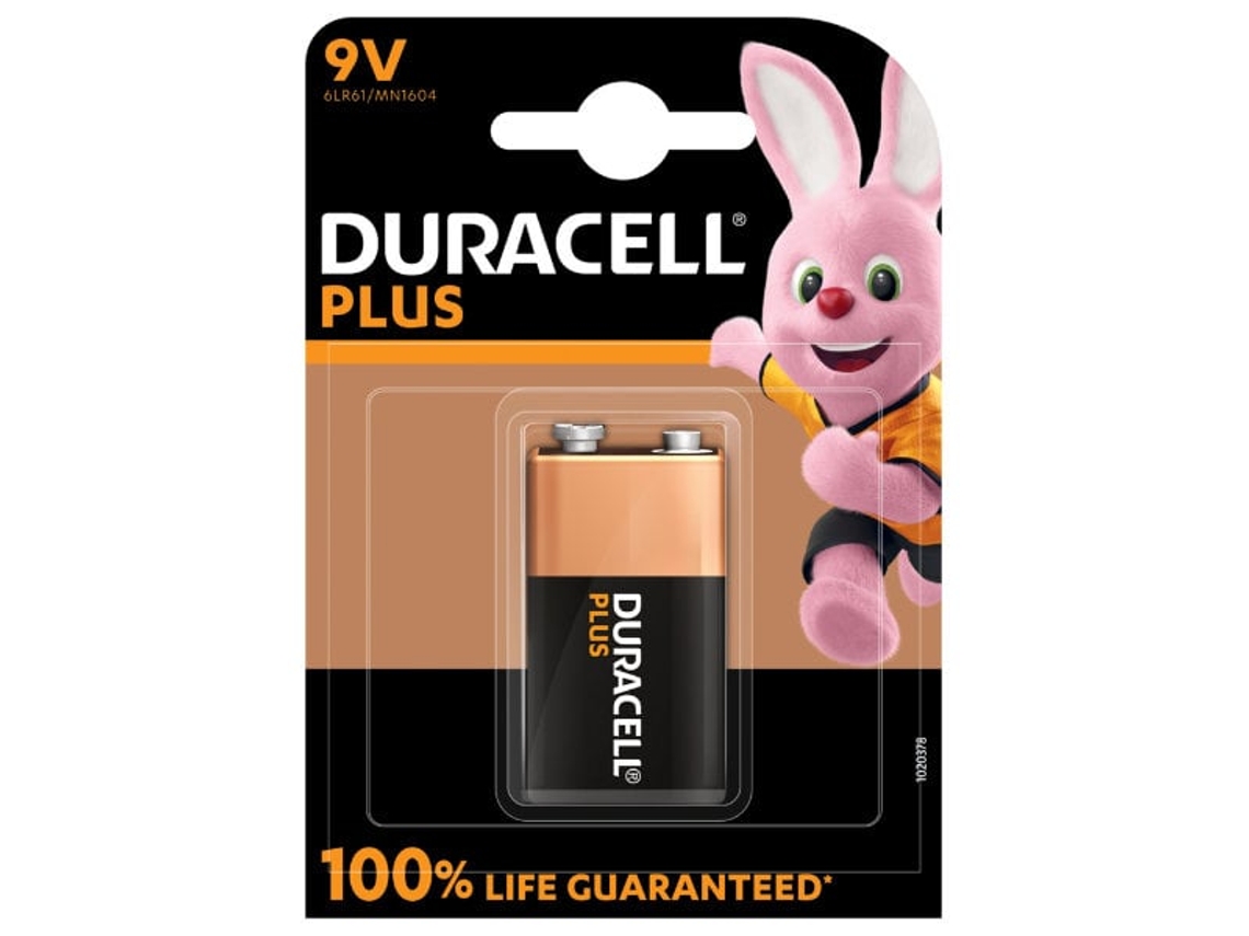10x1 Duracell 9v Block Plus 1604 F Duracell