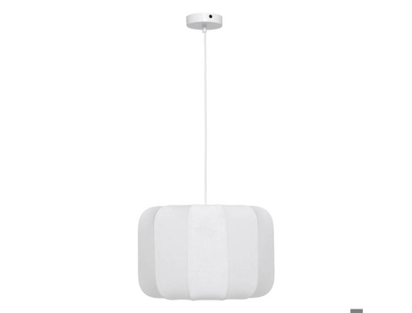 Suspensão Tobie Algodão Branco D37cm Atmosphera Criador De Interiores Branco Atmosphera Créateur Dintérieur