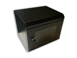 10 6u/280mm Preto Datacom (vidro)