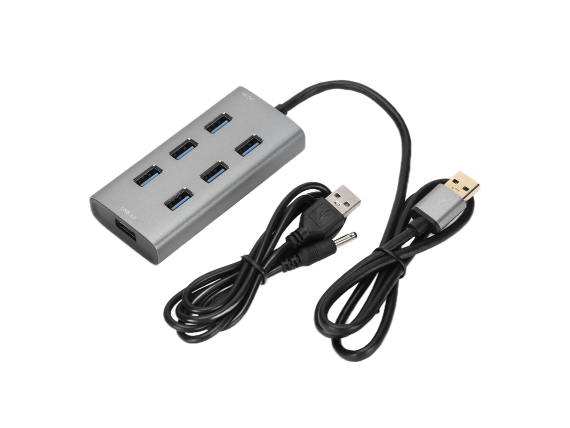 Hub Usb3.0 Transmissão De Alta Velocidade Plug And Play Divisor Usb De 7 Portas