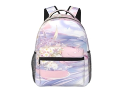 Mochila Hatsune Miku H399 Para Escola E Trabalho, Leve E À Prova Dágua, Mochila Estilosa Para Estudantes E Adultos J399 Olysi Shop