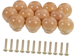 Gadpiparty Conjunto De 12 Puxadores Madeira Para Gavetas E Cômodas, Modelos Modernos E Exclusivos Para Armários De