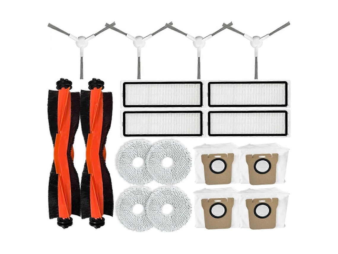 Peças De Reposição Para Aspirador De Pó Robô Xiaomi X20 / X20 Plus, Escova Principal, Escova Lateral, Filtro Hepa, Pano De Esfregão, Pó Brilvibera