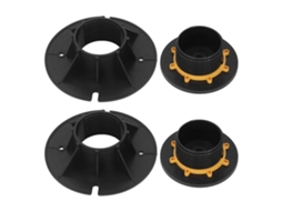 Conjunto de 2 Pés de Apoio Ajustáveis para Estrutura de Cama, com Ripa Central para Móveis, Mesa, Sofá e Prateleira, Resistente