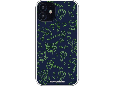 Capa iPhone 12 Mini PERSONALAIZER Batman Patt Villain Azul