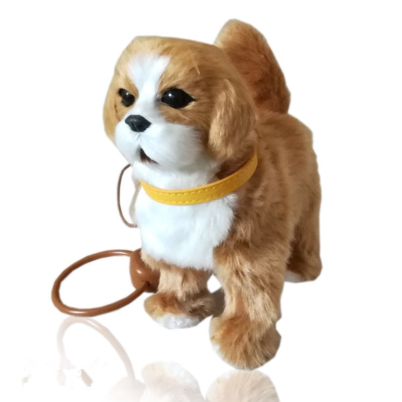 Robô Brinquedo Eletrônico de Pelúcia para Animais de Estimação Cantando e  Andando Mew Leash Gatinho Uma