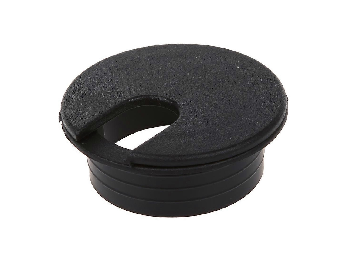 Lurelia Passa-cabos De Mesa, Pack De 10, 44 X 15 Mm, 14 X 12 Mm, Magnético, Preto