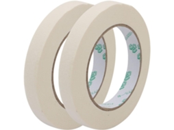 Fita Adesiva de Papel Crepom CHABERLU, Bege, 15 Mm X 50 Metros