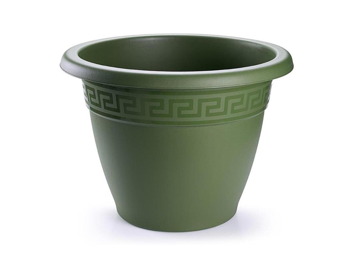 Maceta Redonda 74x74x51,5 Cm Verde 1198649 Plasticforte