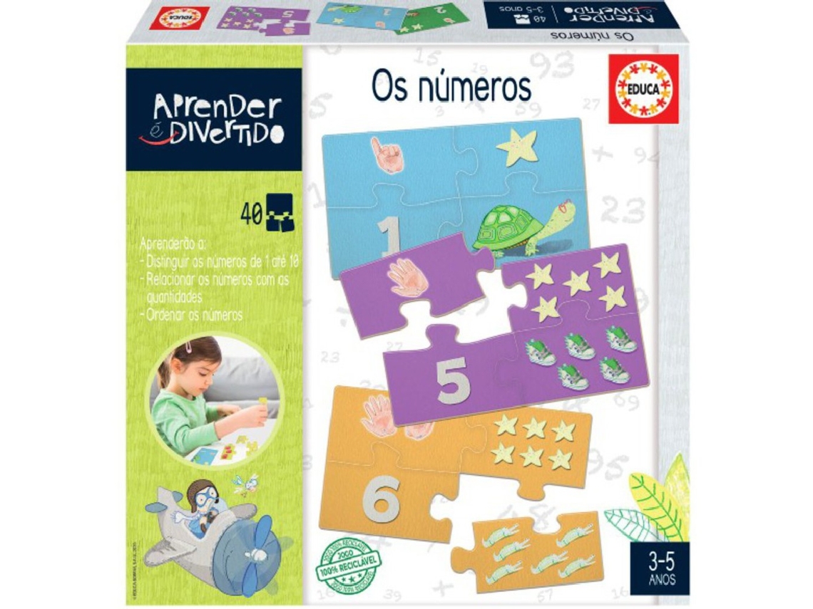 Os Números EDUCA (Idade Mínima Recomendada: 3 Anos)