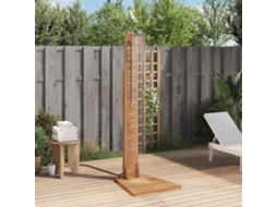 Vidaxl Chuveiro De Jardim Em Teca Maciça 70x75x204 Cm