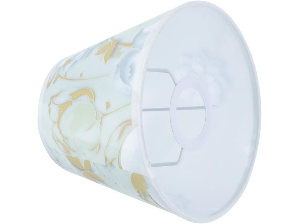 Abajur Redondo Simples De Tecido Para Luminária De Mesa, 17 Cm, Para Uso Interno.
