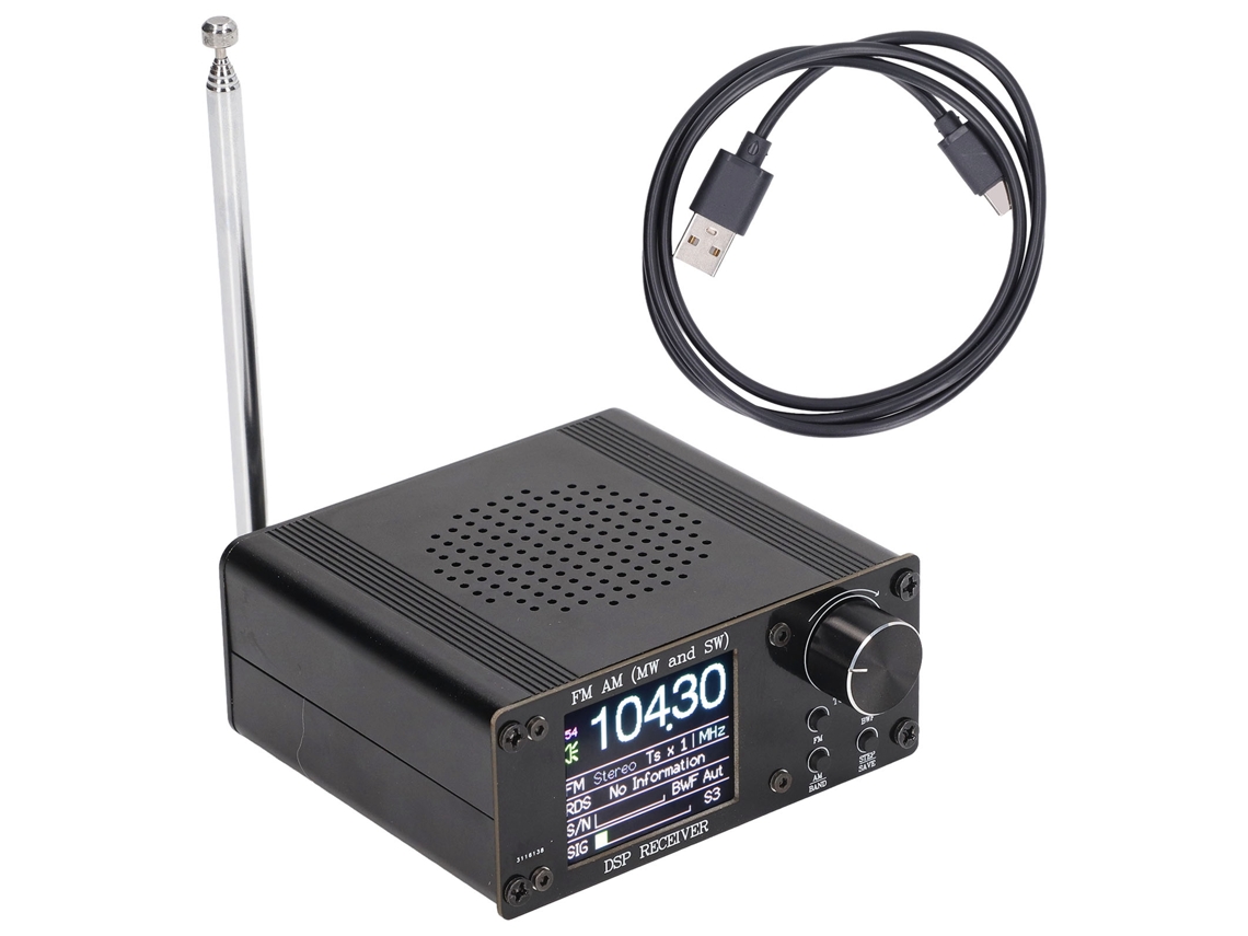 Receptor Portátil Fm Am De Alta Precisão 150k A 108mhz Com Bateria