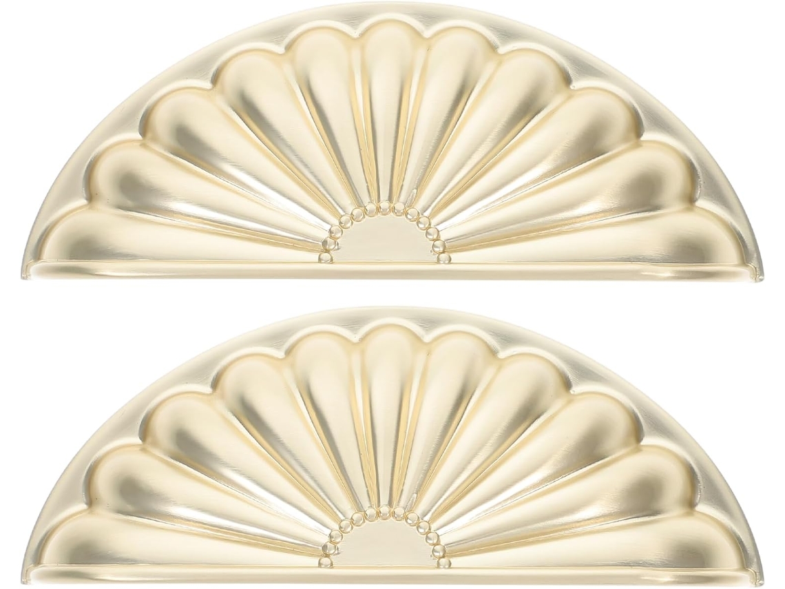Jojofuny 2-puxadores De Latão Dourado Para Móveis E Gavetas, Design Elegante, Solução Versátil Para Cozinha E Escritório