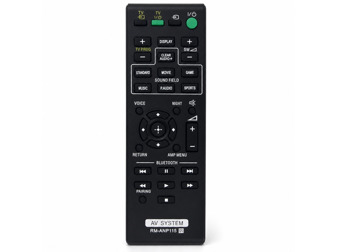 Comando À Distância De Substituição Compatível Com Sony Av System Rm-anp115