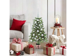 Vidaxl Árvore De Natal Com 150 Leds Com Suporte Verde 90 Cm Pe