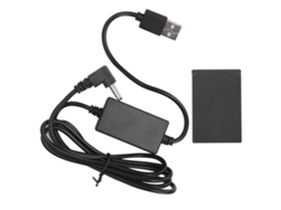 2026-bateria Falsa Lp-e12 Cabo Usb Adaptador Dc Usb Compatível Com Canon M M2 M10