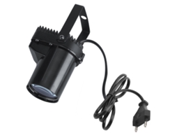 Refletor de LED 5W, feixe estreito 8°, para palco, discoteca, pub, festa, efeito pinspot S/MARCA