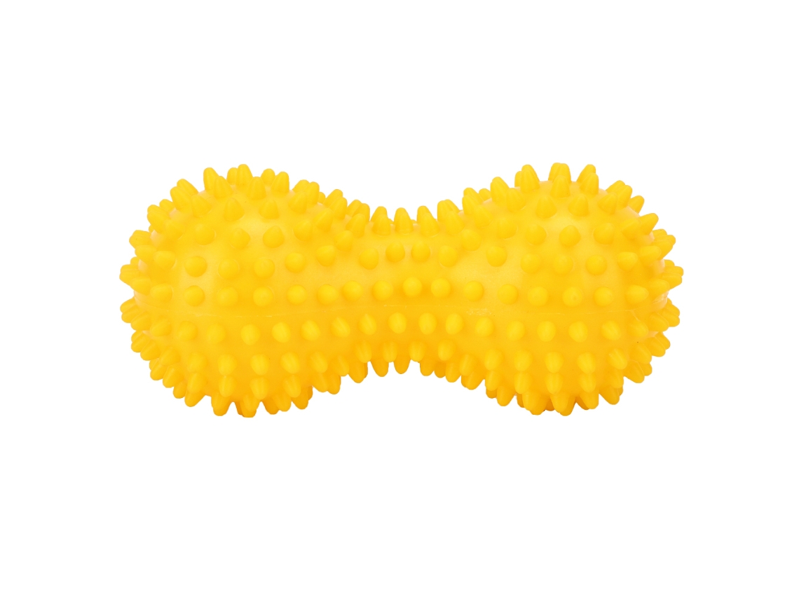 Bola de Massagem com Pontes PVC Amarela S/MARCA