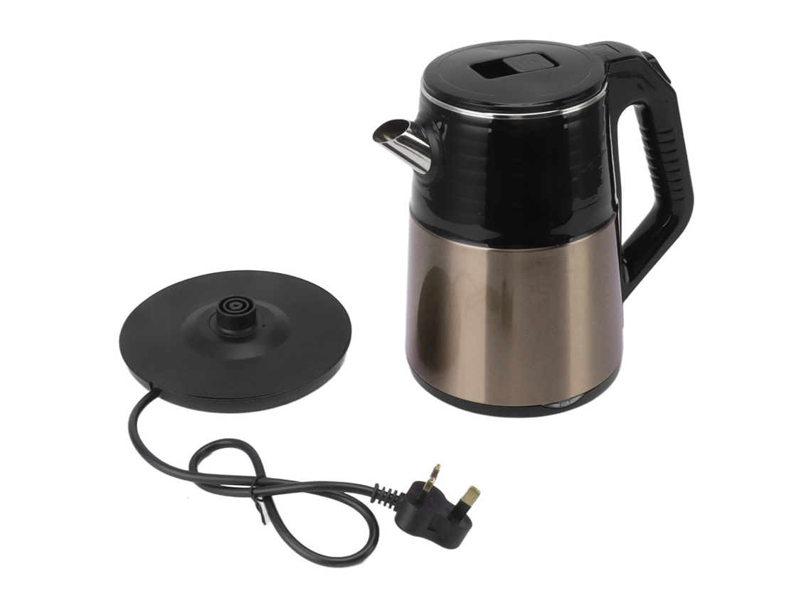 Chaleira Elétrica de Aço Inox 2,5l 2000w com Desligamento Automático e Proteção Contra Secagem | S/MARCA