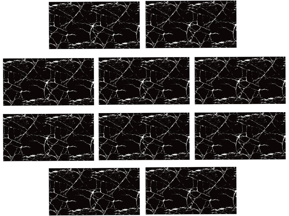 Conjunto De 10 Azulejos Autoadesivos Para Parede
