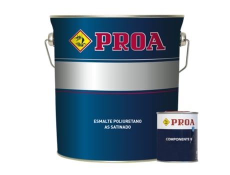 Esmalte de Poliuretano Acetinado de 2 Componentes Excelente Aderência para Pintar Sobre Ferro Fibra Vidro Castanho Ral 8016 12,2L