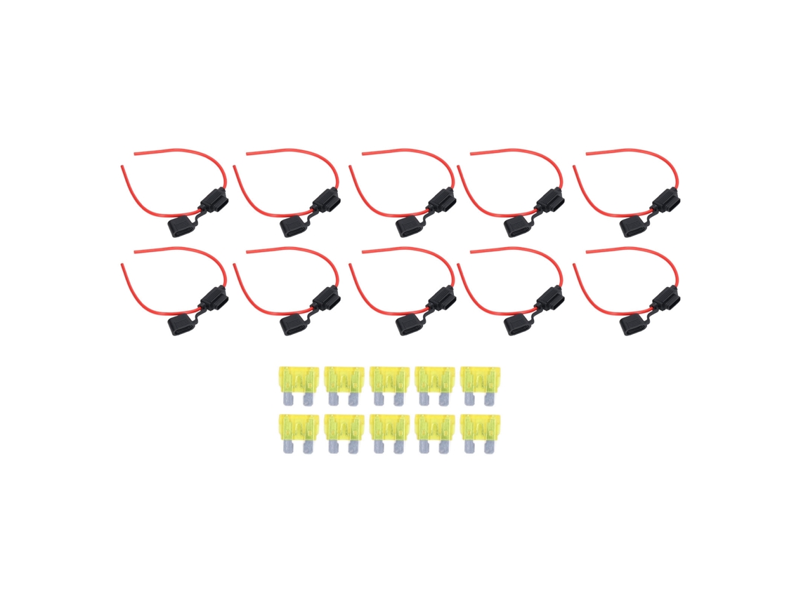 Conjunto De 10 Suportes De Fusíveis Laxiscreed Resistentes Ao Calor, À Prova De Água E Fáceis De Instalar