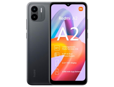 Smartphone XIAOMI Redmi A2 (2 GB - 32 GB - Preto)