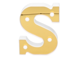 2026 luz Led Letra S Luces Nocturnas para Dormitório Decoração Casamento Aniversário Branco Quente
