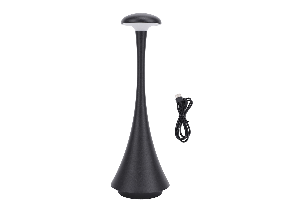 Lâmpada de Mesa LED sem fio recarregável com 3 temperaturas de cor, controle por toque e regulagem de brilho com S/MARCA