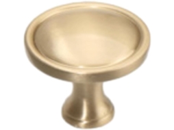 Conjunto De 2 Puxadores Gaveta Pretos Com Furo Único Para Porta Armário Guarda Roupa, Em Latão, 32x 32mm