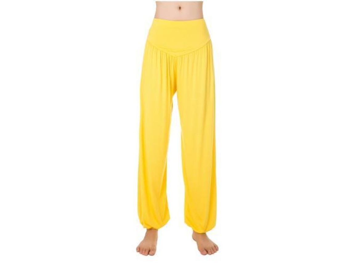 2026 calças Harem de Yoga para Mulher Hippie Boho Verão Soltas Joggers Elásticas
