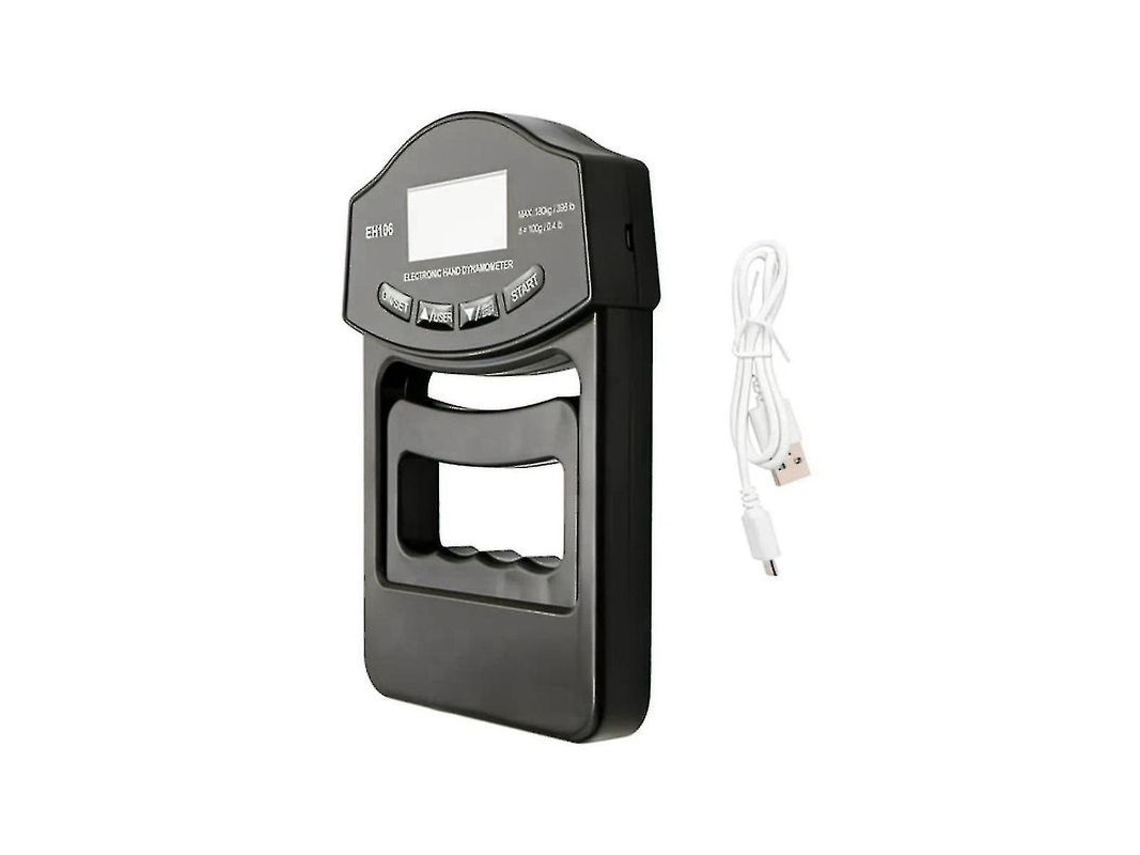 2026 tester de Força de Aperto Digital, Dinamômetro de Mão 180kg/396lbs com Tela Lcd e Carga Usb