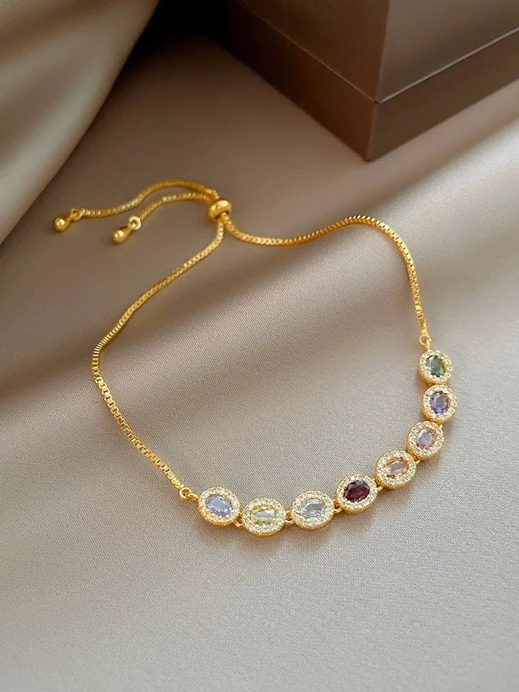 (pulseira) Pulseira Multicolorida Empilhada Com Estímulo De Dopamina