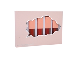 Conjunto De 5 Gloss Labiales Mate De Largo Duración Hidratante, Maquillaje Labial, Herramienta Cosmética (b)