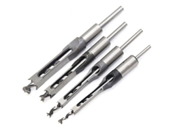 Conjunto De 4 Formões Para Furos Quadrados, Broca Para Furos De Aço, Conjunto De Ferramentas Para Carpintaria Slowmoose (1/4 1/2 5/16 3/8 Pol.)