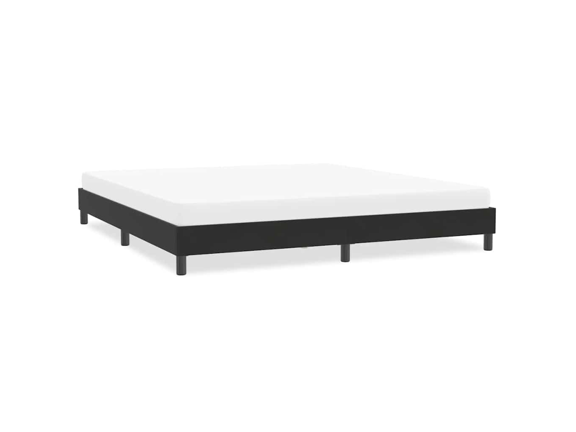 Vidaxl Estrutura De Cama Sem Colchão 200x210 Cm Veludo Preto