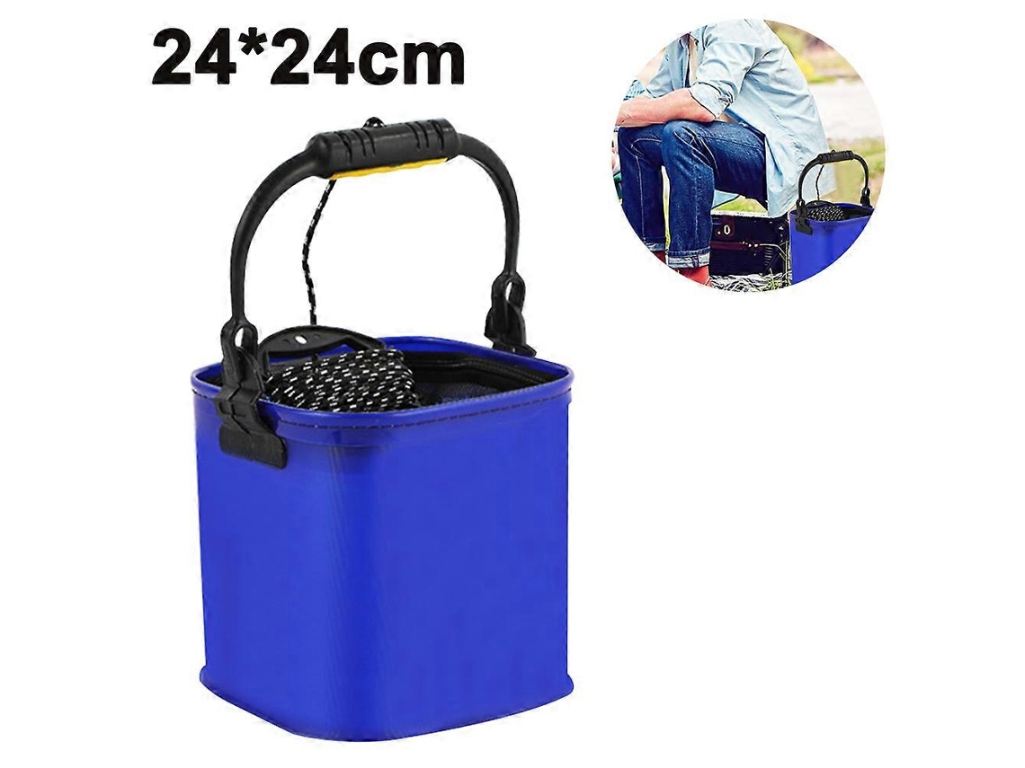 Recipiente de água dobrável Slowmoose EVA, compacto e durável, balde portátil versátil para atividades ao ar livre, leve, independente, sem BPA.