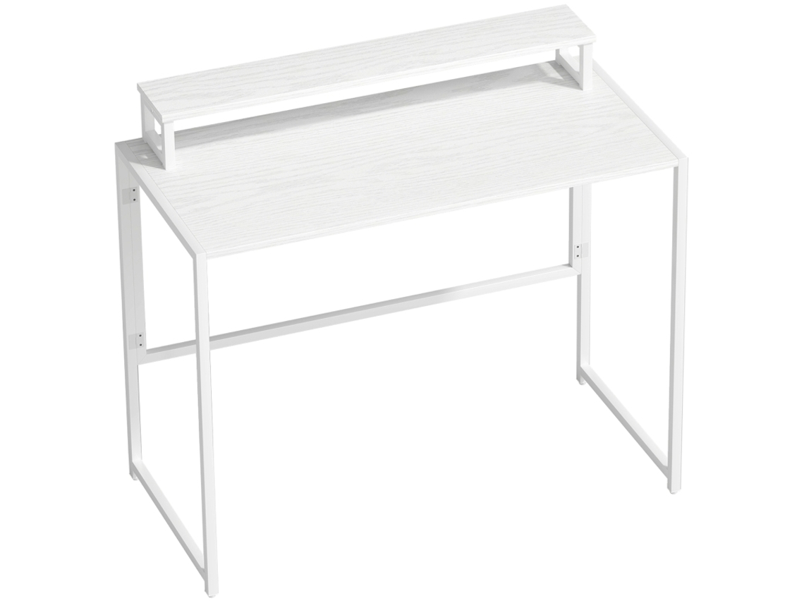 Mesa para laptop ajustável com 4 rodízios, 2 freios, 65x48x108 Cm, estilo rústico, MDF marrom PAPRIKA