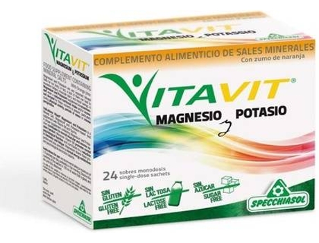 Suplemento Alimentar SPECCHIASOL Vitavit Magnésio E Potássio (24 carteiras de 2.9g)
