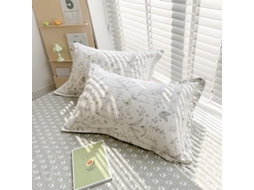 Pacote de 2 Fronhas de Algodão Laváveis para Quarto Padrão 19 EVELTEK 48x74cm 2PACK