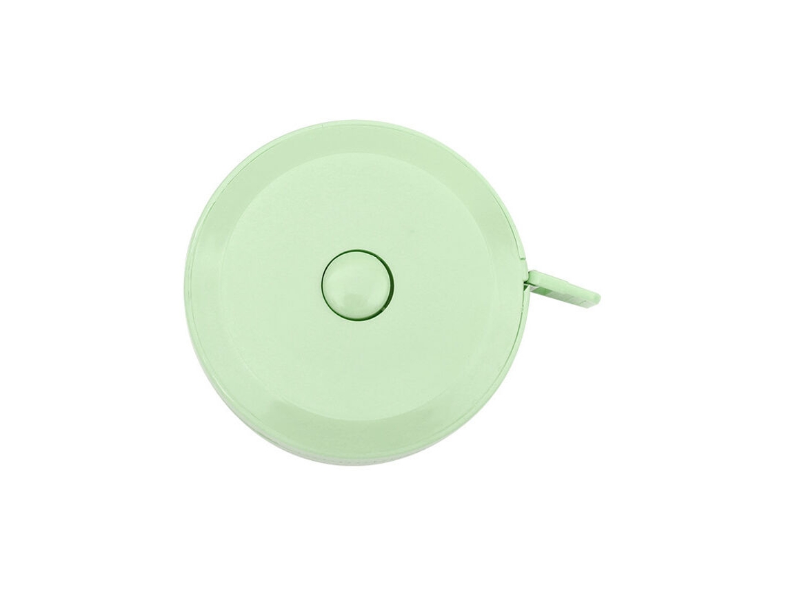 Fita Métrica Retrátil Automática De Plástico, 2 Unidades De Mini Régua Doméstica Fofa E Macia De 1,5 M, Rolo Verde