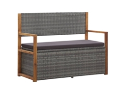 Storage Bench, Storage Benches Vidaxl Cinzeto Rattan / Vime (n/a)
