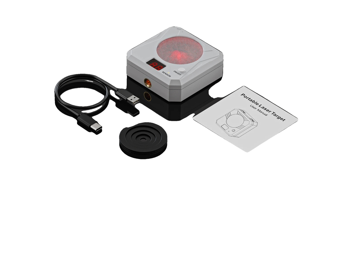 Dispositivo de prática a laser Alvo com efeitos sonoros e dificuldade ajustável T1352 OEM