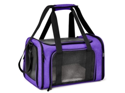 Transportadora Portátil Dobrável Eifson 40x25x25cm Tamanho M (roxo)
