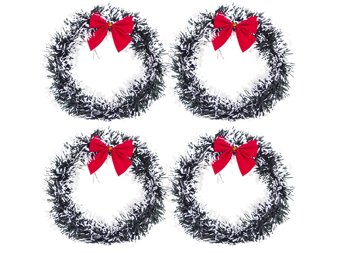 Guirlanda de Enfeites de Natal para Porta Decoração de Cozinha Decoração de Casa Decoração de Janela