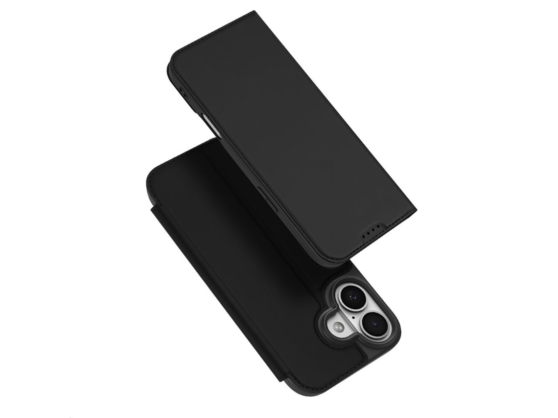 Capa Dux Ducis Para Iphone 17 Com Suporte - Preta